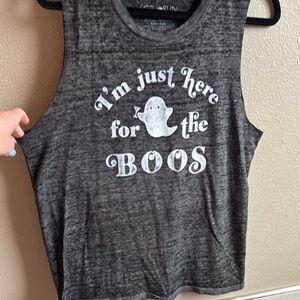 Gray Ghost Graphic Tank Top